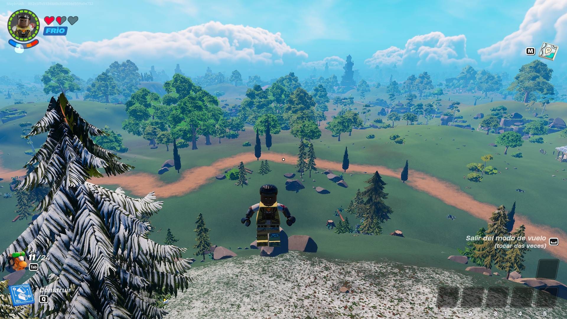  La nieve y el Valle Seco cerca, una bendición en Fortnite LEGO