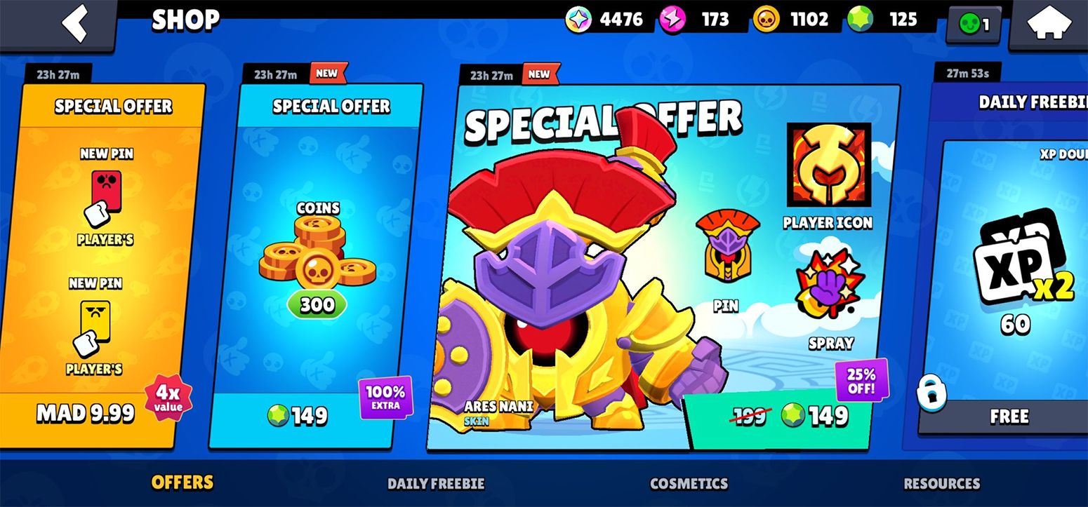 La peor oferta de monedas en Brawl Stars