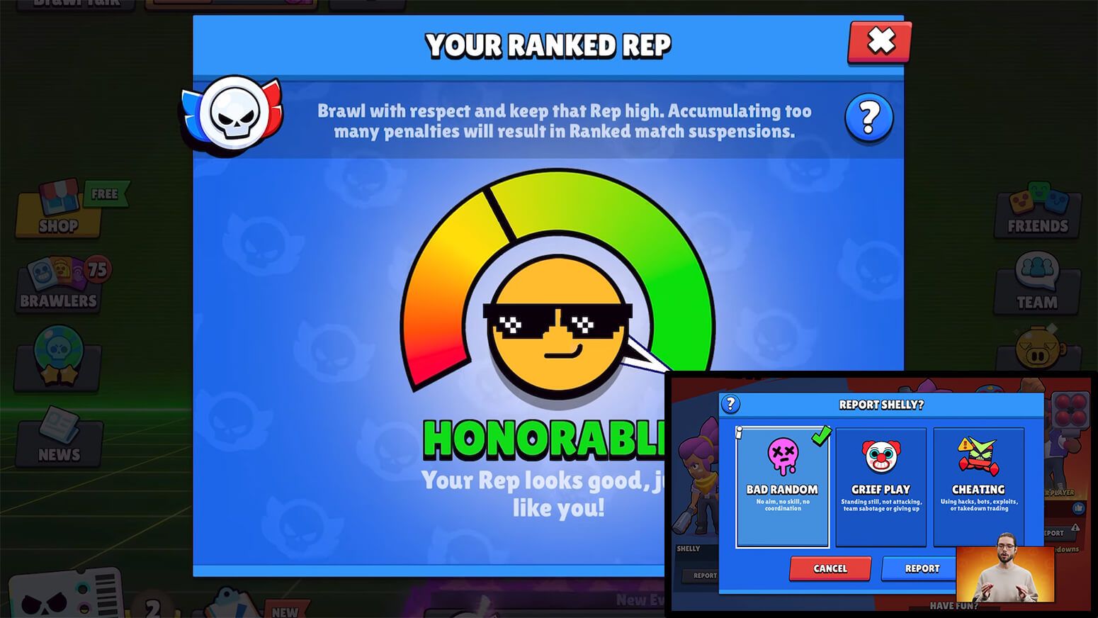  La reputación llega a Brawl Stars