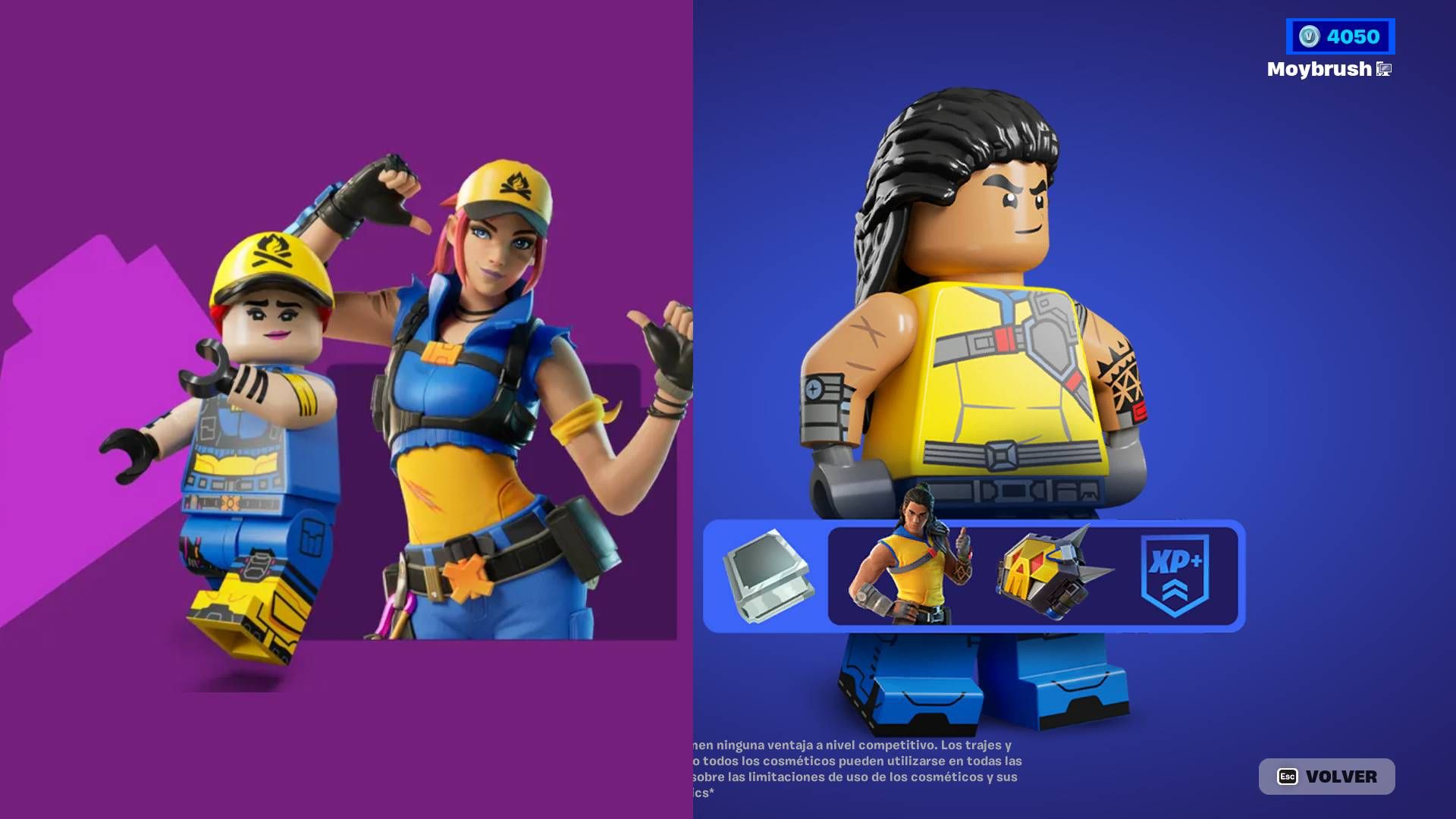 Las dos skins gratis de LEGO Fortnite