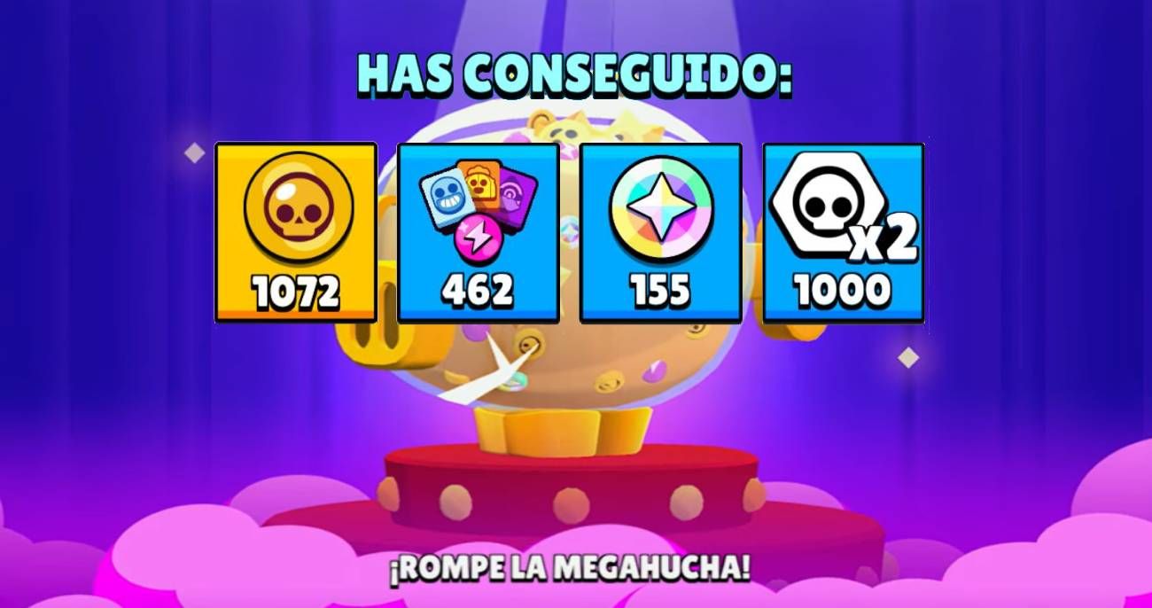 Las recompensas de la Megahucha en Brawl Stars