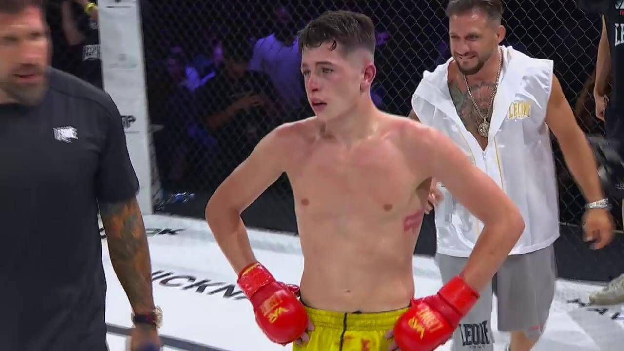  Leo Climent, tras su victoria ante Wilson.