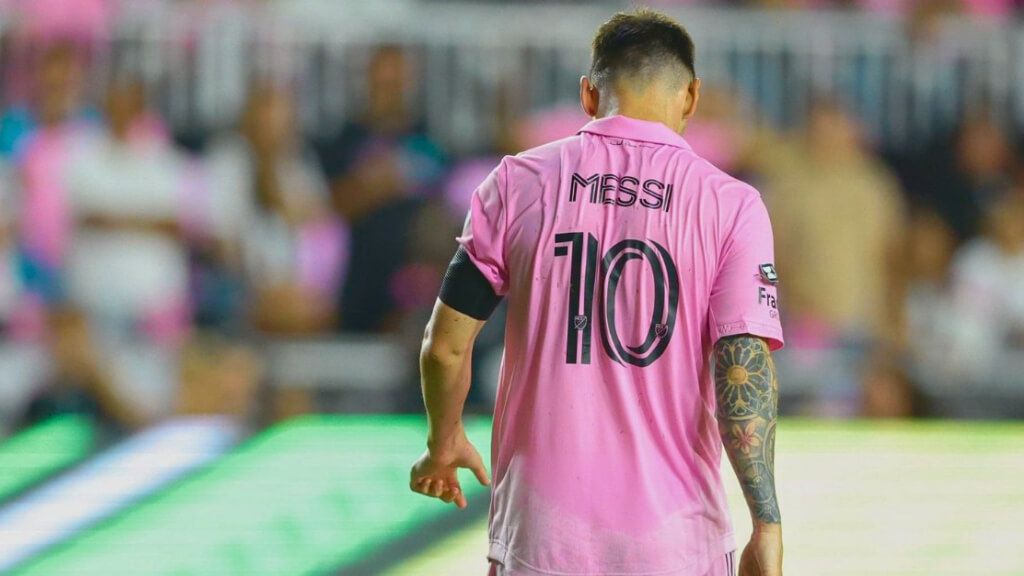 Leo Messi en un partido (RR.SS)