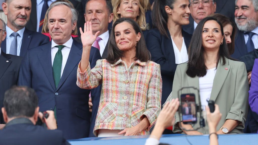  Letizia en la final de la Copa de la Reina en 2024