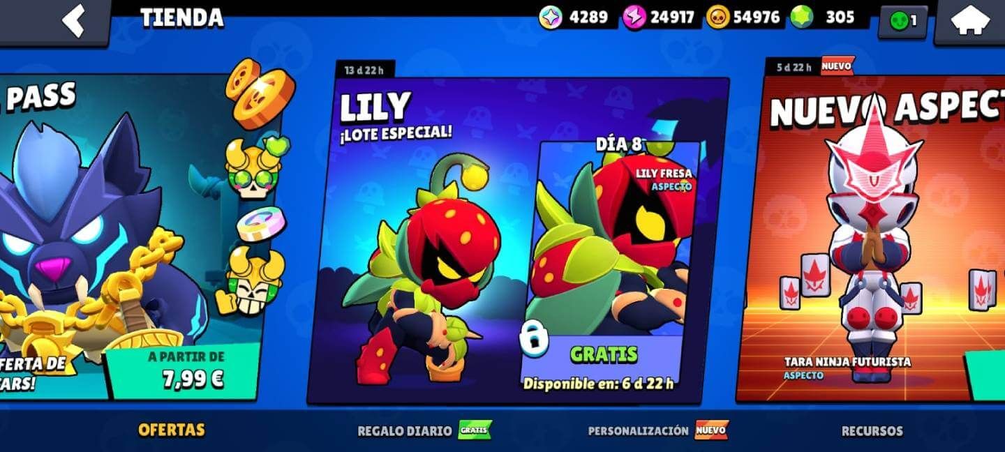  El acceso anticipado de Lily en Brawl Stars