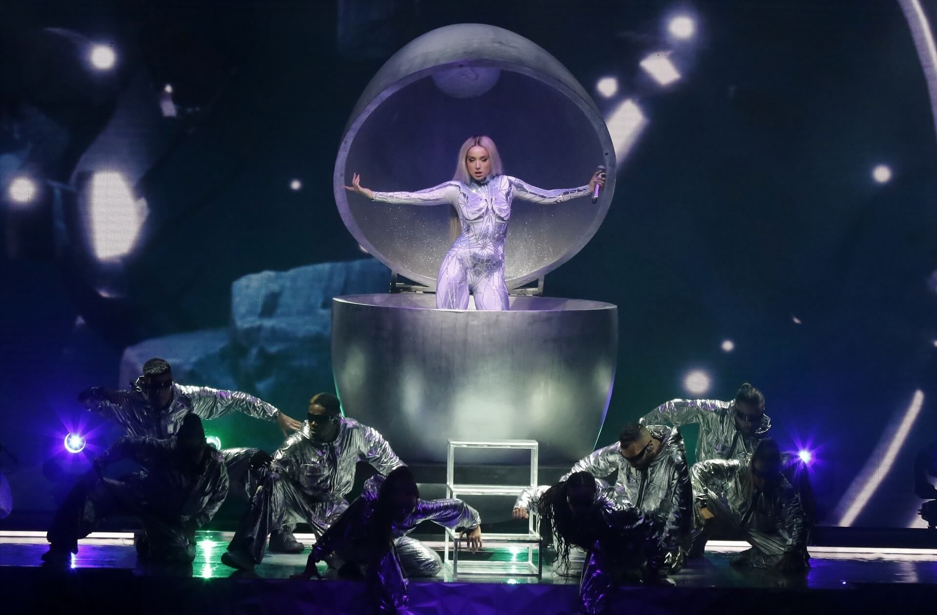  Lola Índigo en una de sus actuaciones