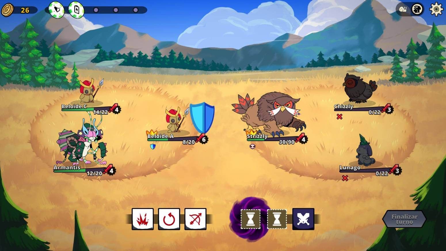  Los combates de Dicefolk