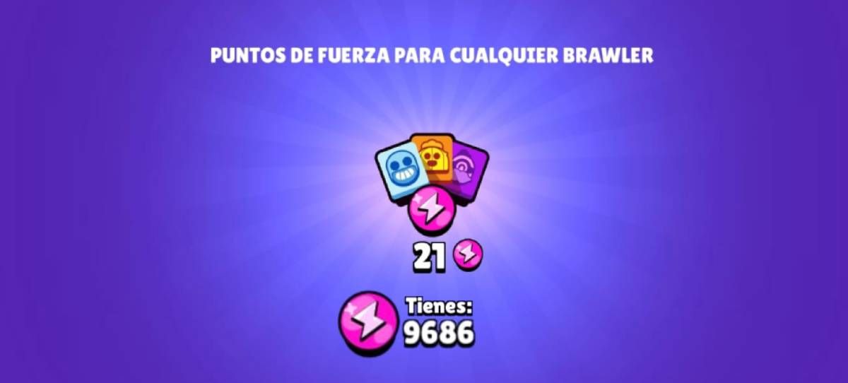  Los puntos de fuerza, sin límites, en Brawl Stars