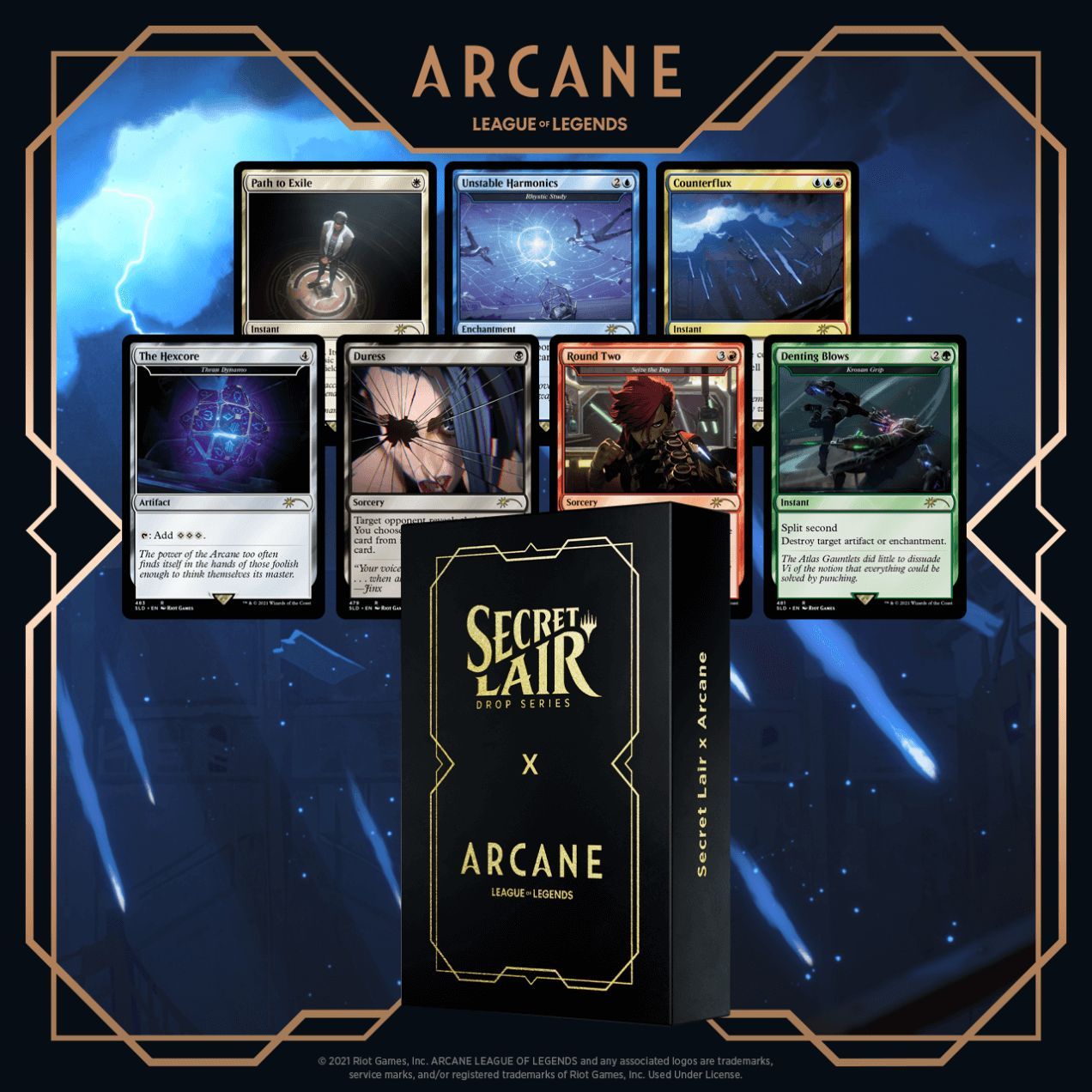  Secret Lair, uno de los dos drops de Arcane con Magic: The Gathering.