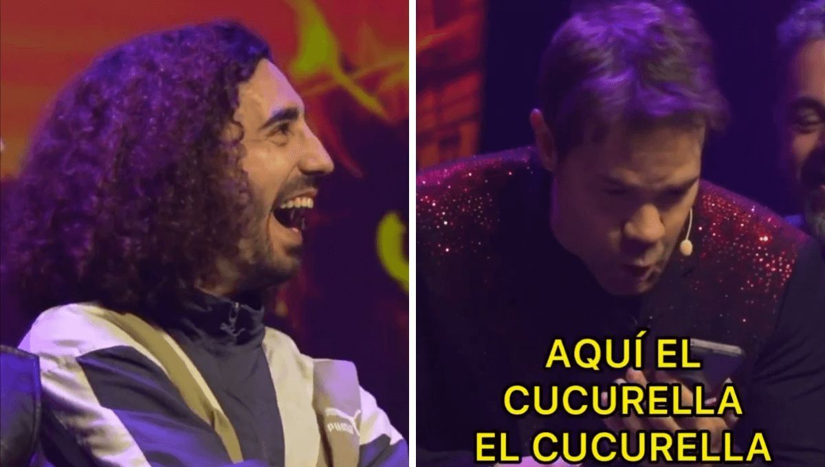  Marc Cucurella, en el show de Juan Dávila.