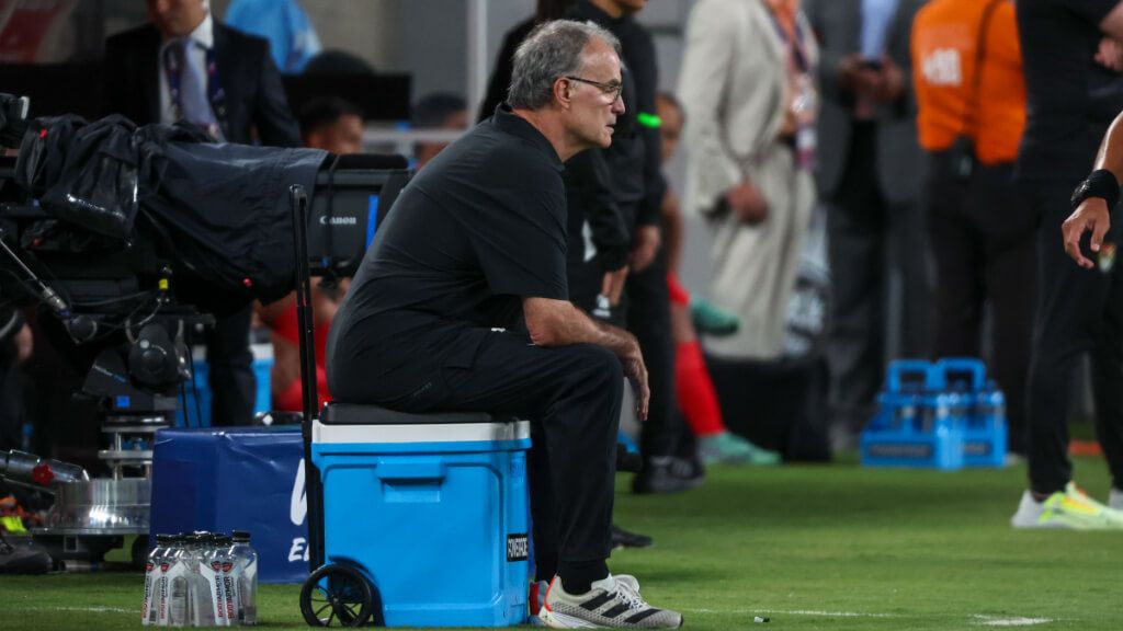 Marcelo Bielsa, en el partido entre Uruguay y Bolivia en la Copa América 2024 (EuropaPress)