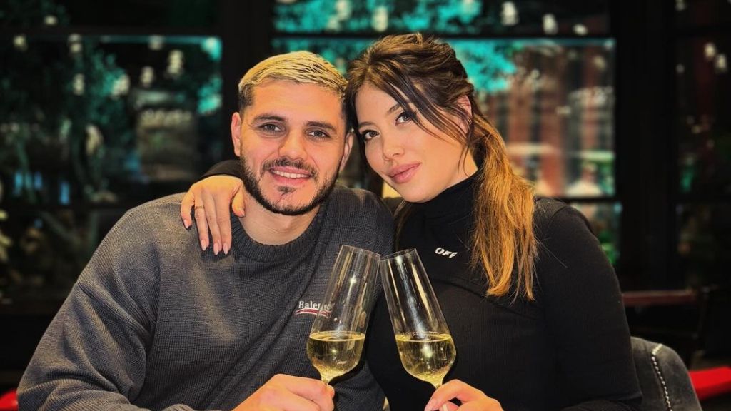  Mauro Icardi y Wanda Nara en una foto de archivo (@mauroicardi).