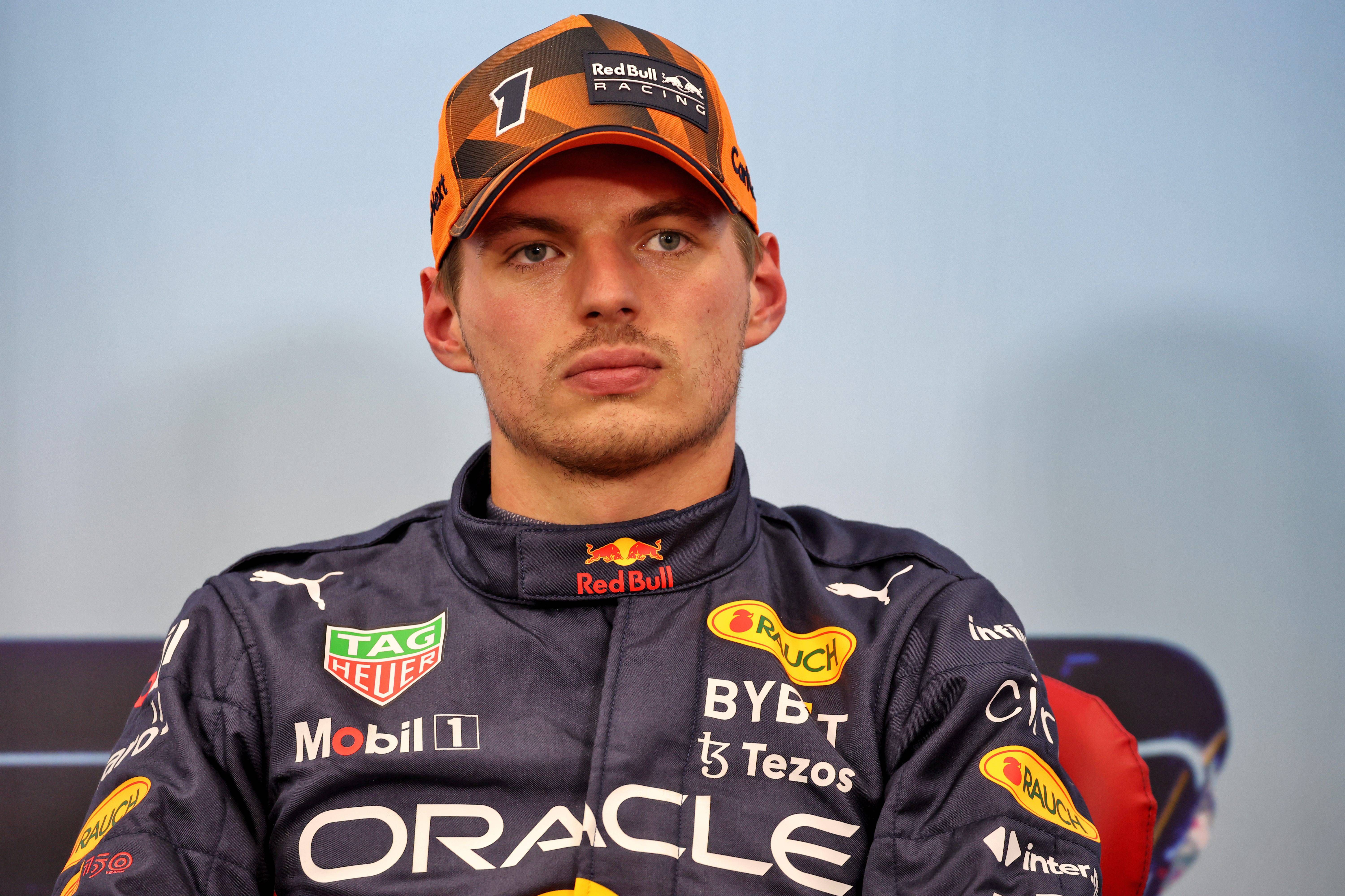  Max Verstappen, durante una rueda de prensa.