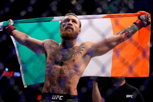McGregor, tras la pelea.