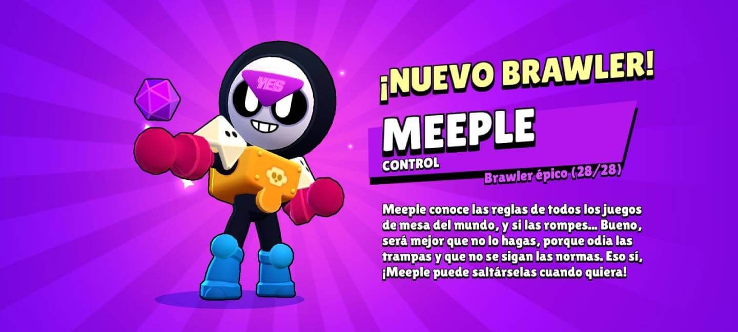  Meeple, el nuevo brawler gratis de Brawl Stars