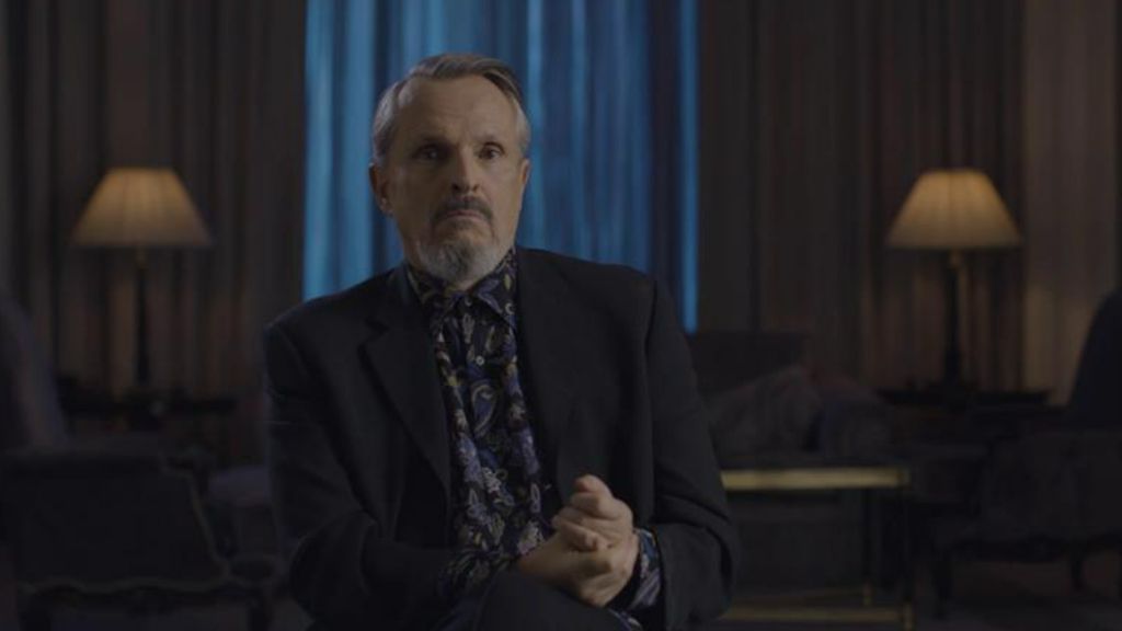 Miguel Bosé en la entrevista con Joaquín Prat (Telecinco)