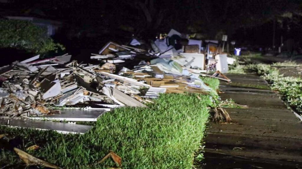  Algunos de los daños que ha provocado el huracán Milton (Europa Press)