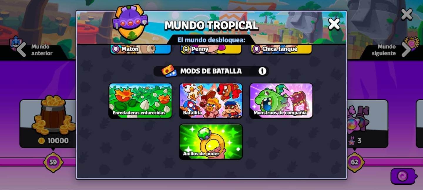 Los mods de batalla, o modificadores, de Squad Busters