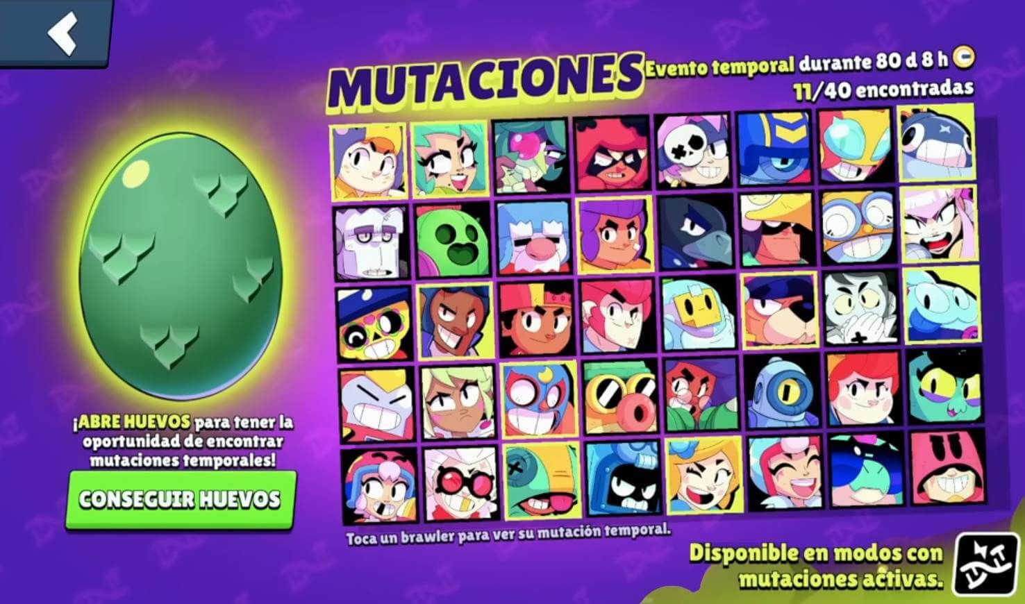 Las primeras 40 mutaciones en Brawl Stars