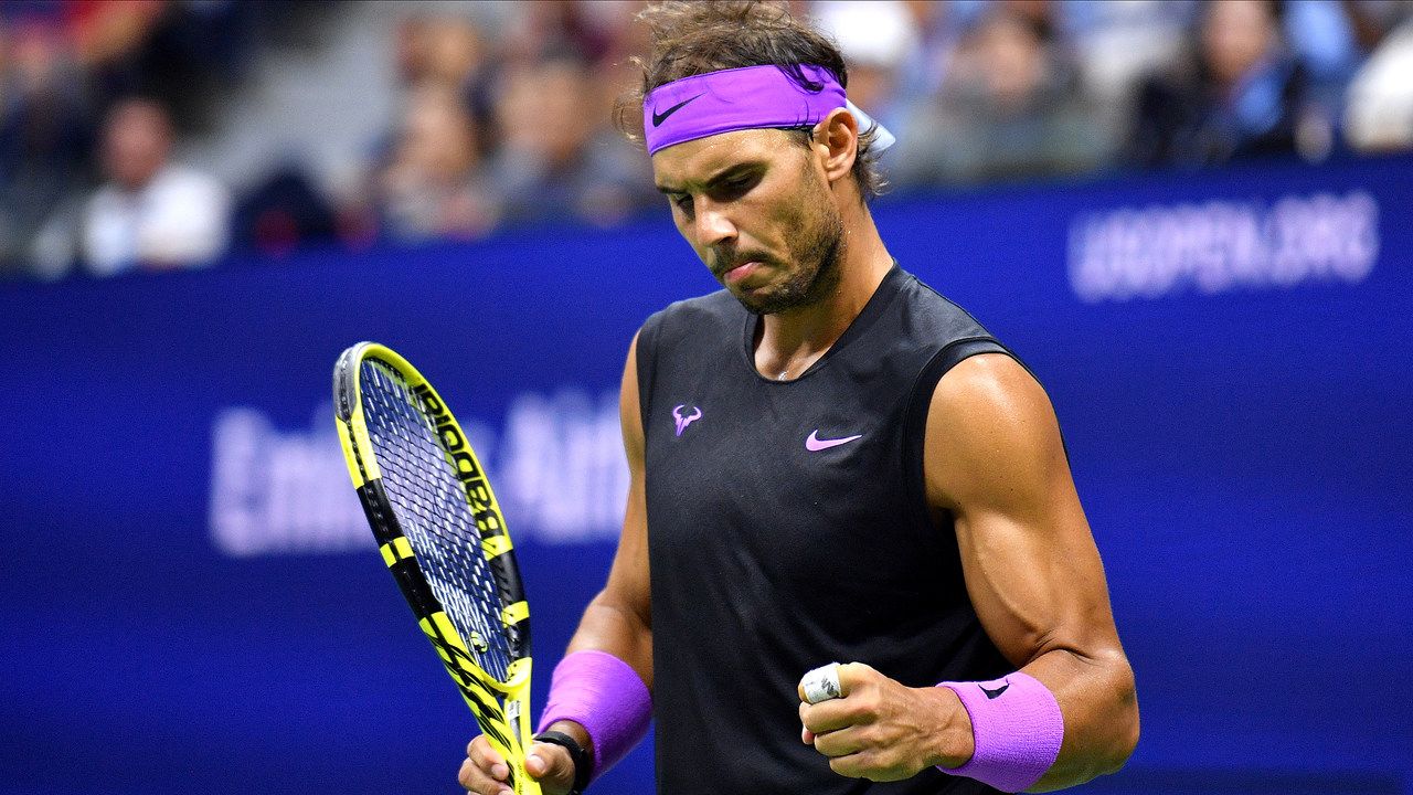 Rafa Nadal celebra un triunfo en una edición pasada del US Open.