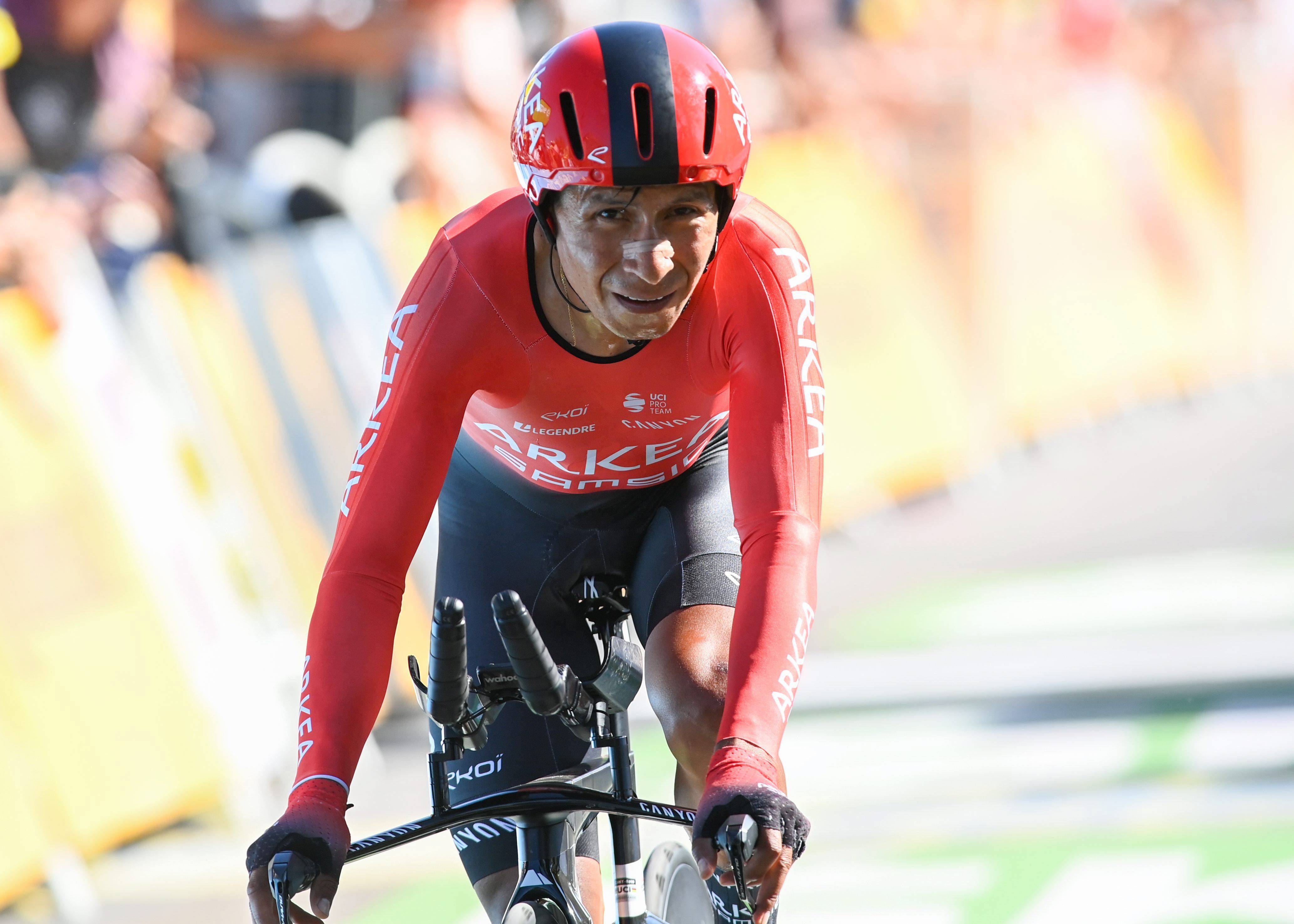 Nairo Quintana comptiendo con Arkea Samsic.