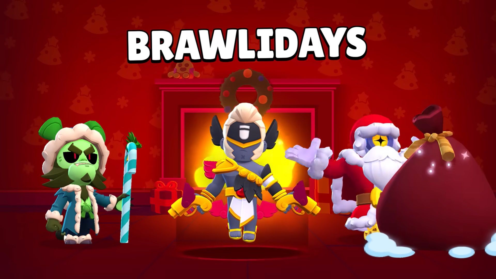 Las tres skins navideñas de la Brawl Talk.