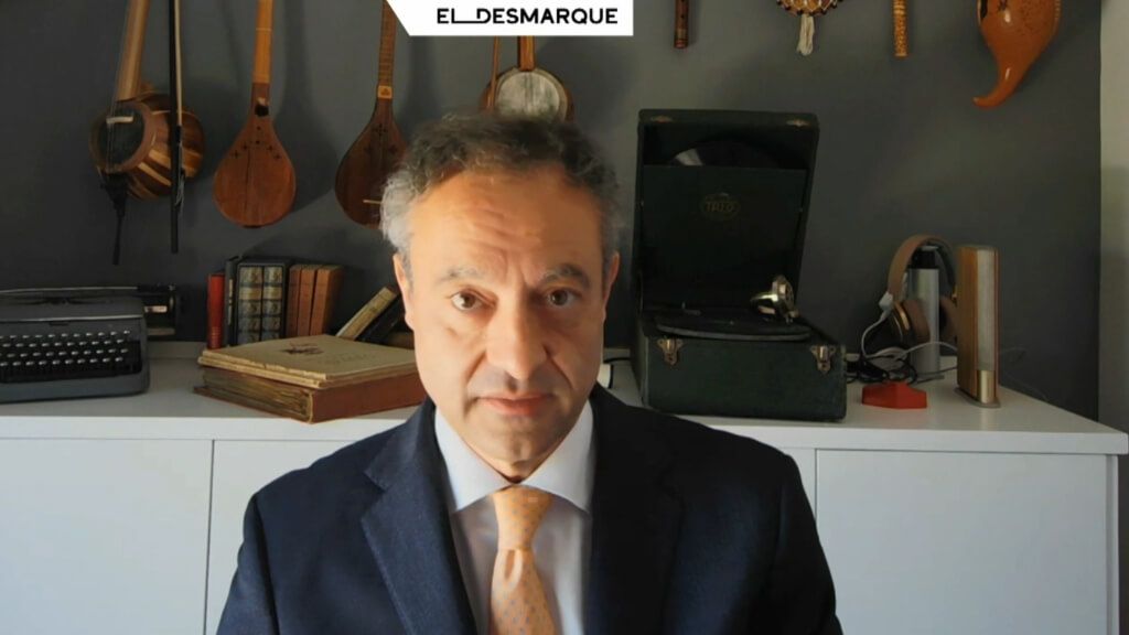  El neurólogo Jesús Porta-Etessam en el canal de twitch de ElDesmarque