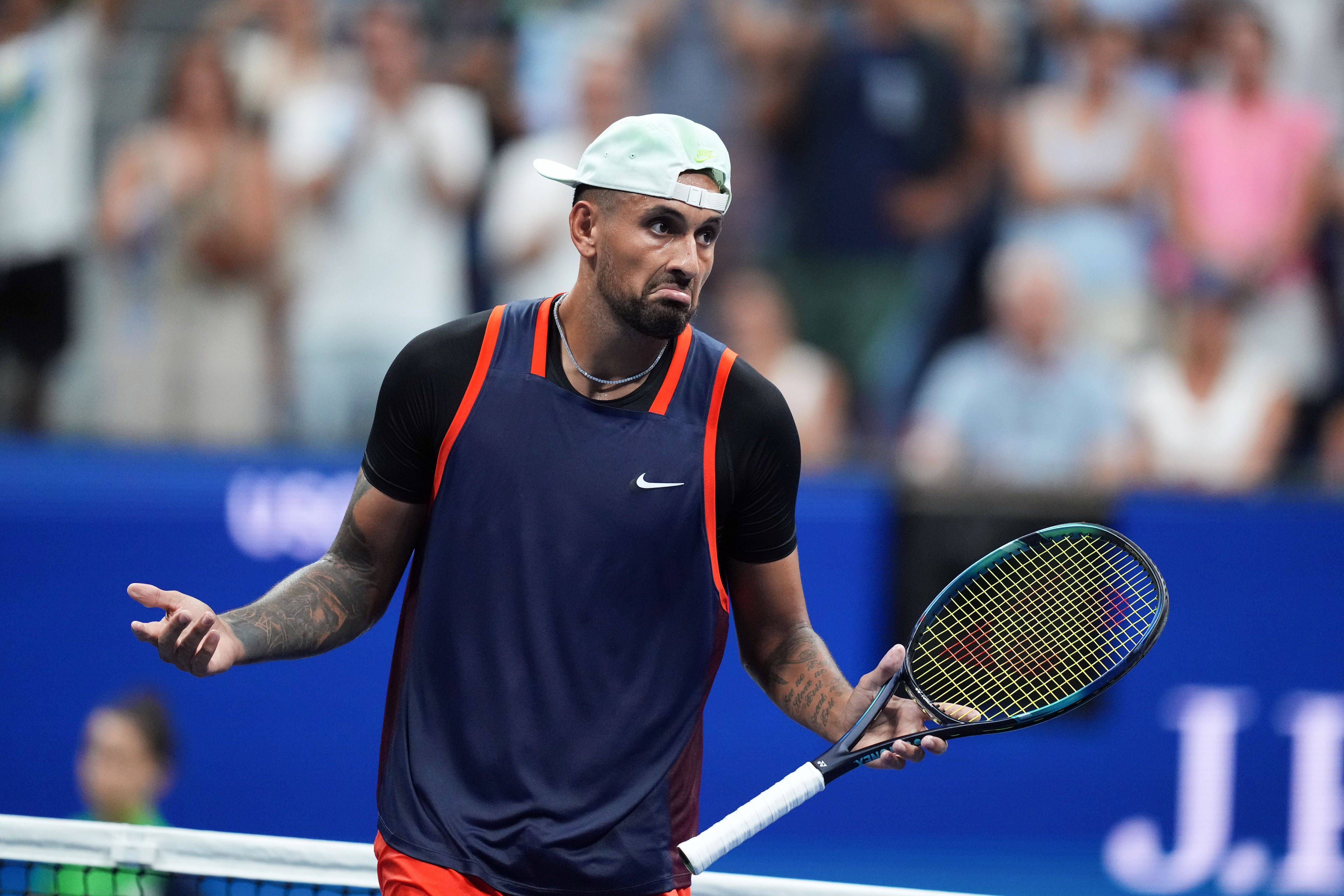  Nick Kyrgios, durante el US Open 2022.