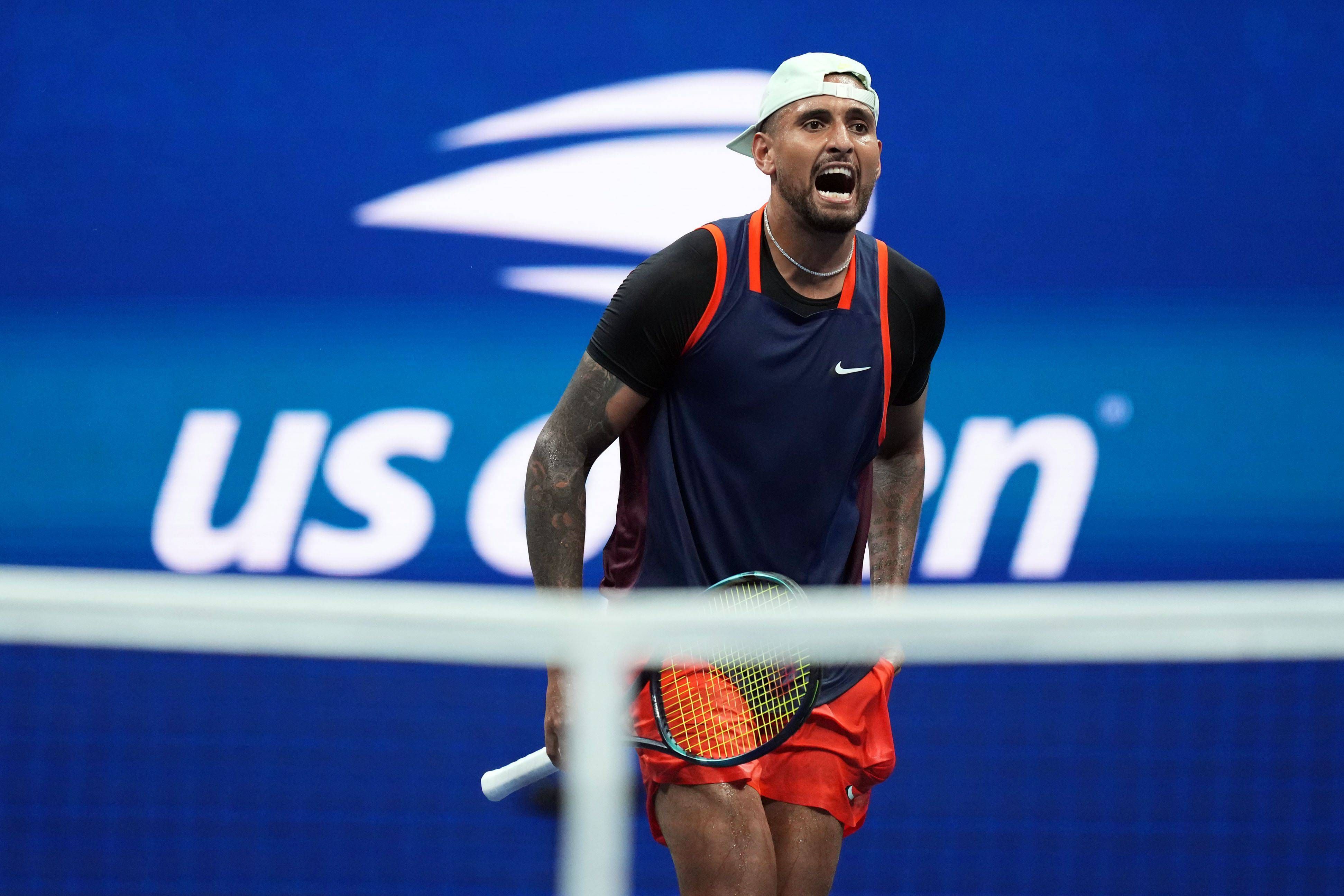 Nick Kyrgios, durante el US Open 2022.