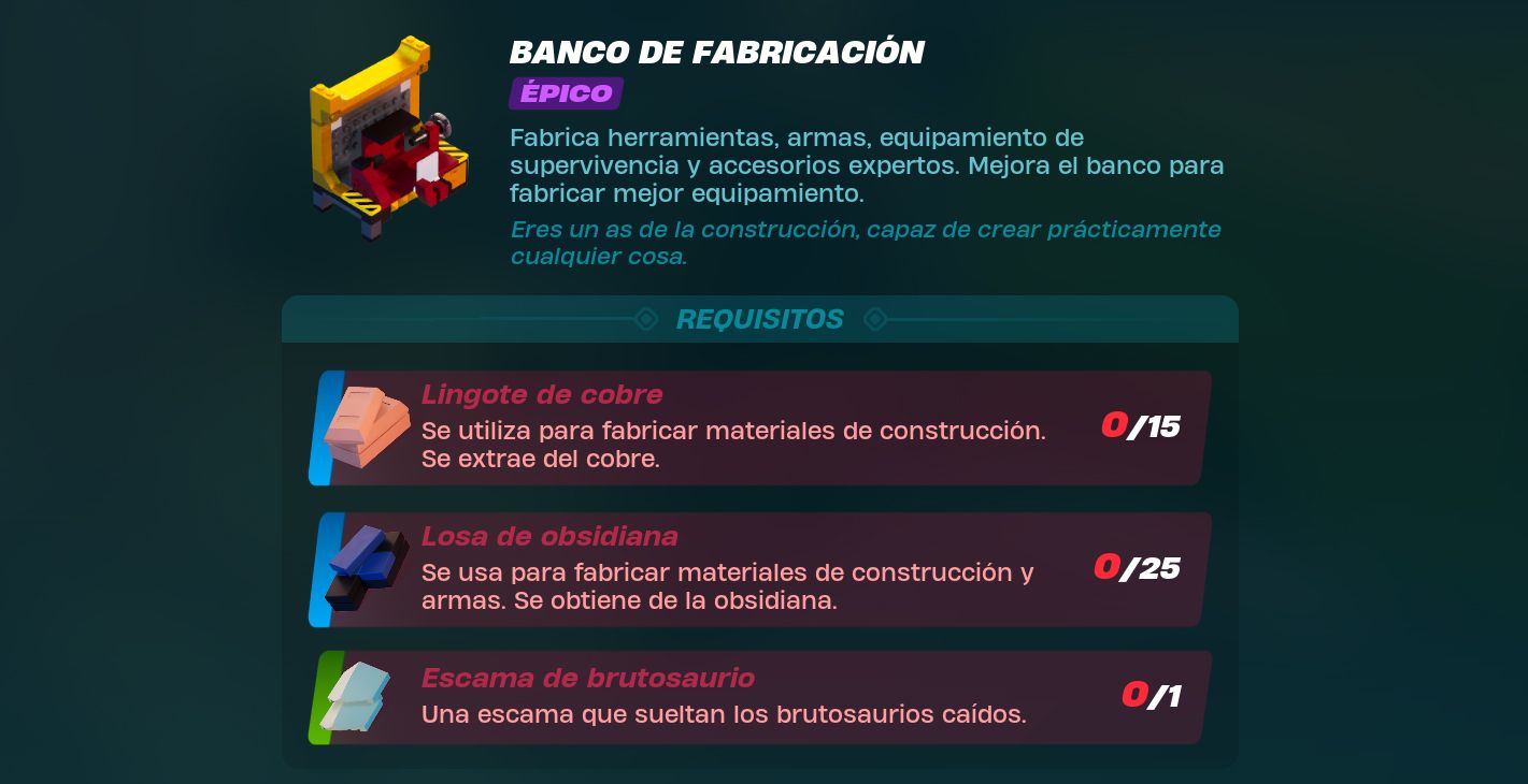  Obsidiana y Cobre, uno de los retos de LEGO Fortnite