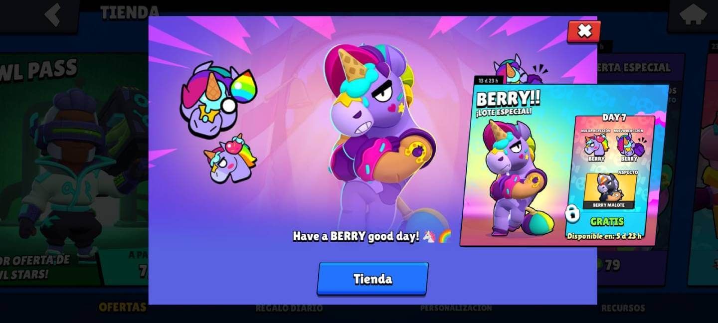  La oferta de Berry, el nuevo brawler de Brawl Stars