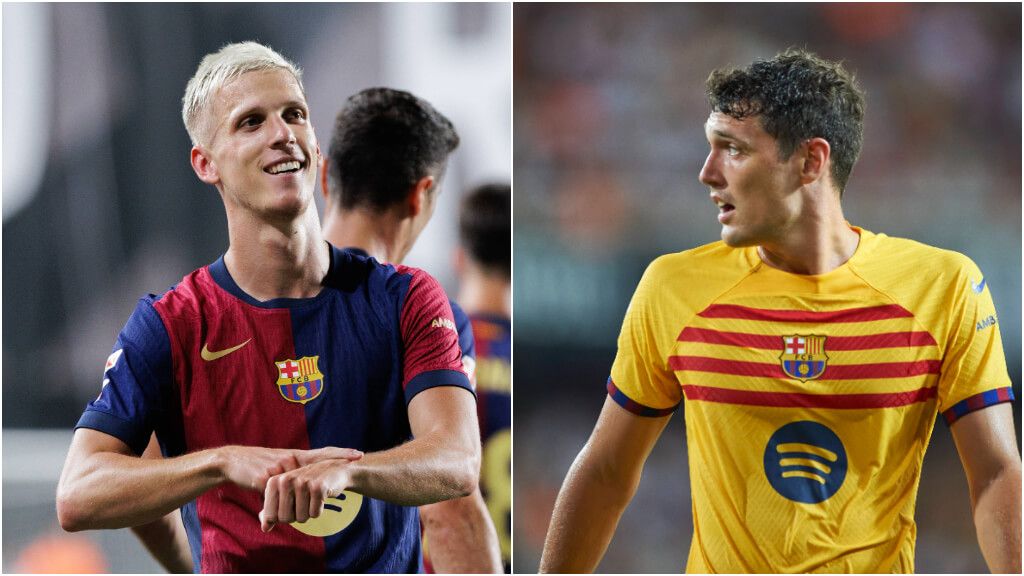  Dani Olmo y Andreas Christensen (Fuente: Cordon Press)