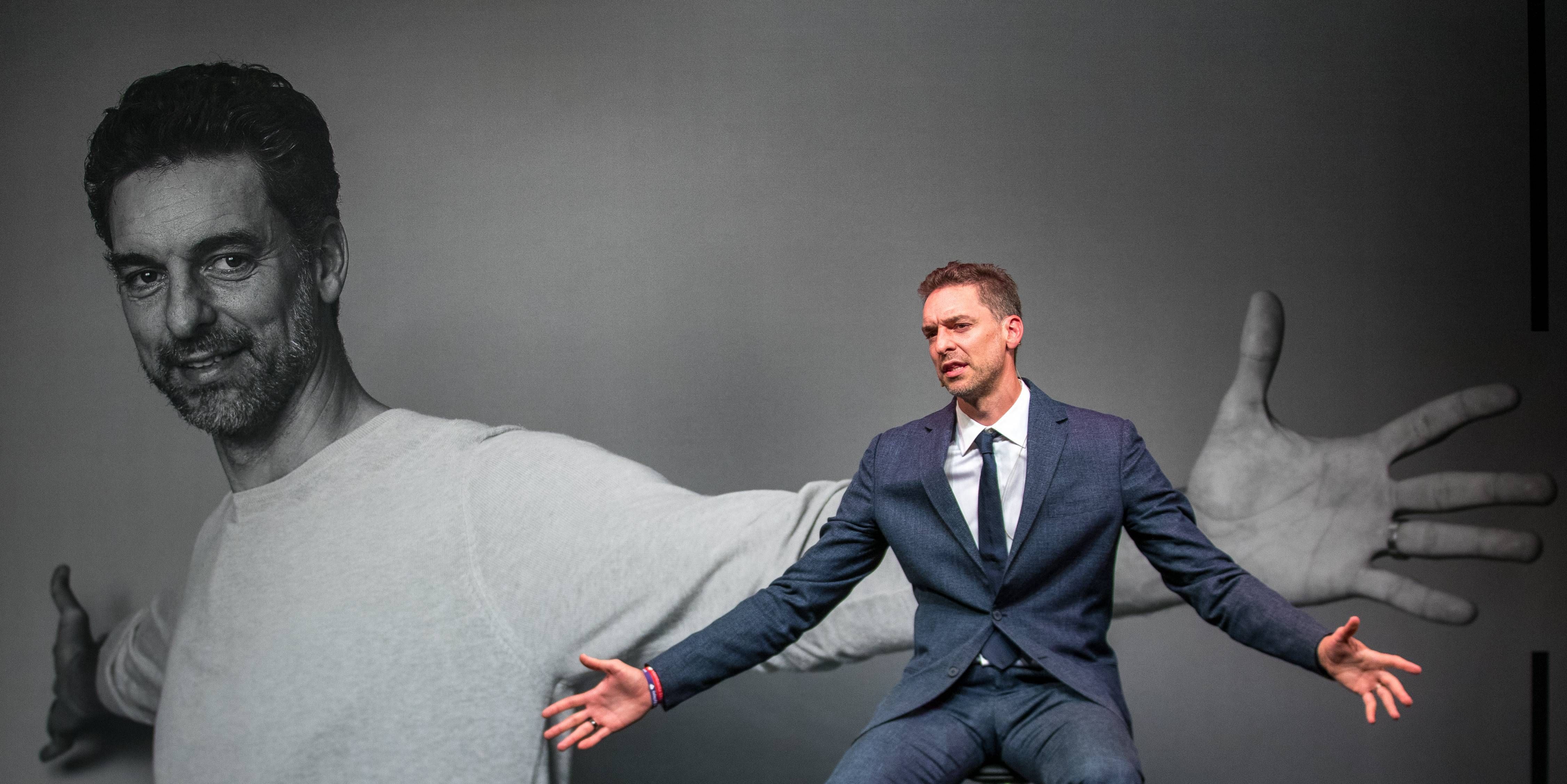  Pau Gasol, en el anuncio de su retirada.