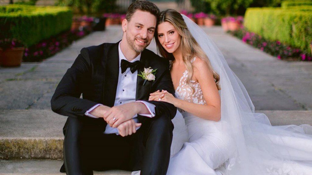  Pau Gasol y Cat McDonnell, el día de su boda en San Francisco (RR.SS)