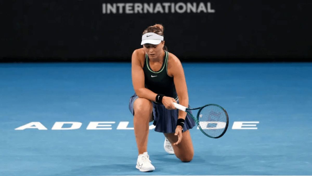  Paula Badosa, en el torneo de Adelaida.