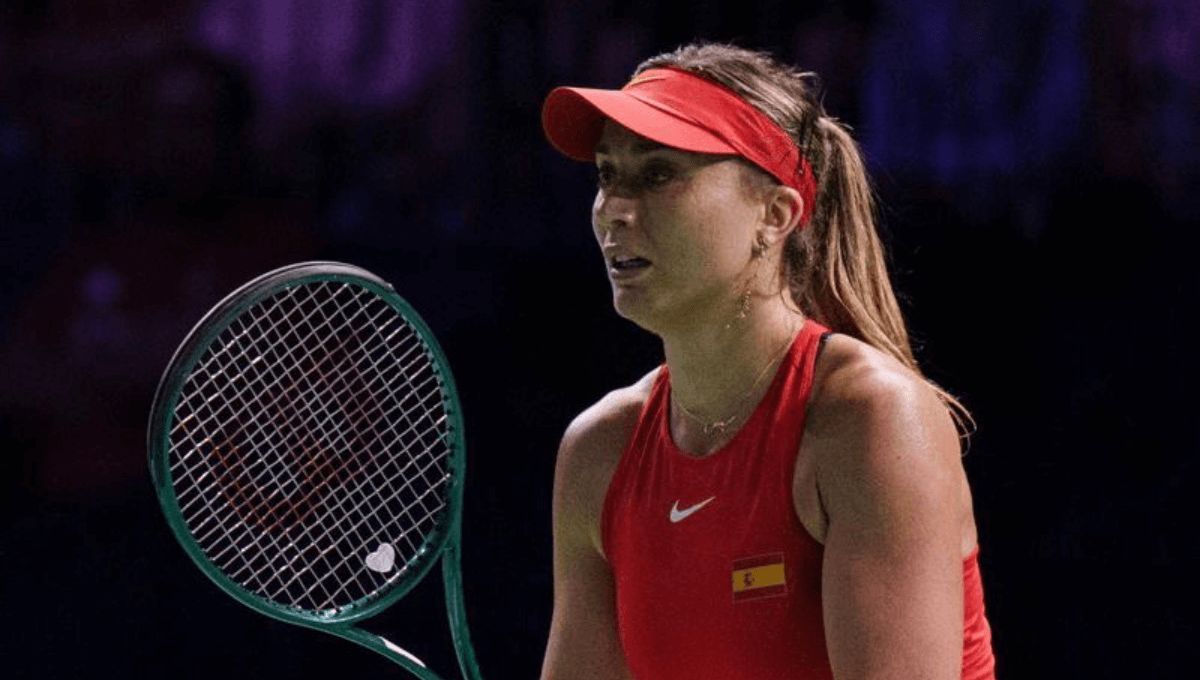  Paula Badosa, en la Billie Jean King Cup.