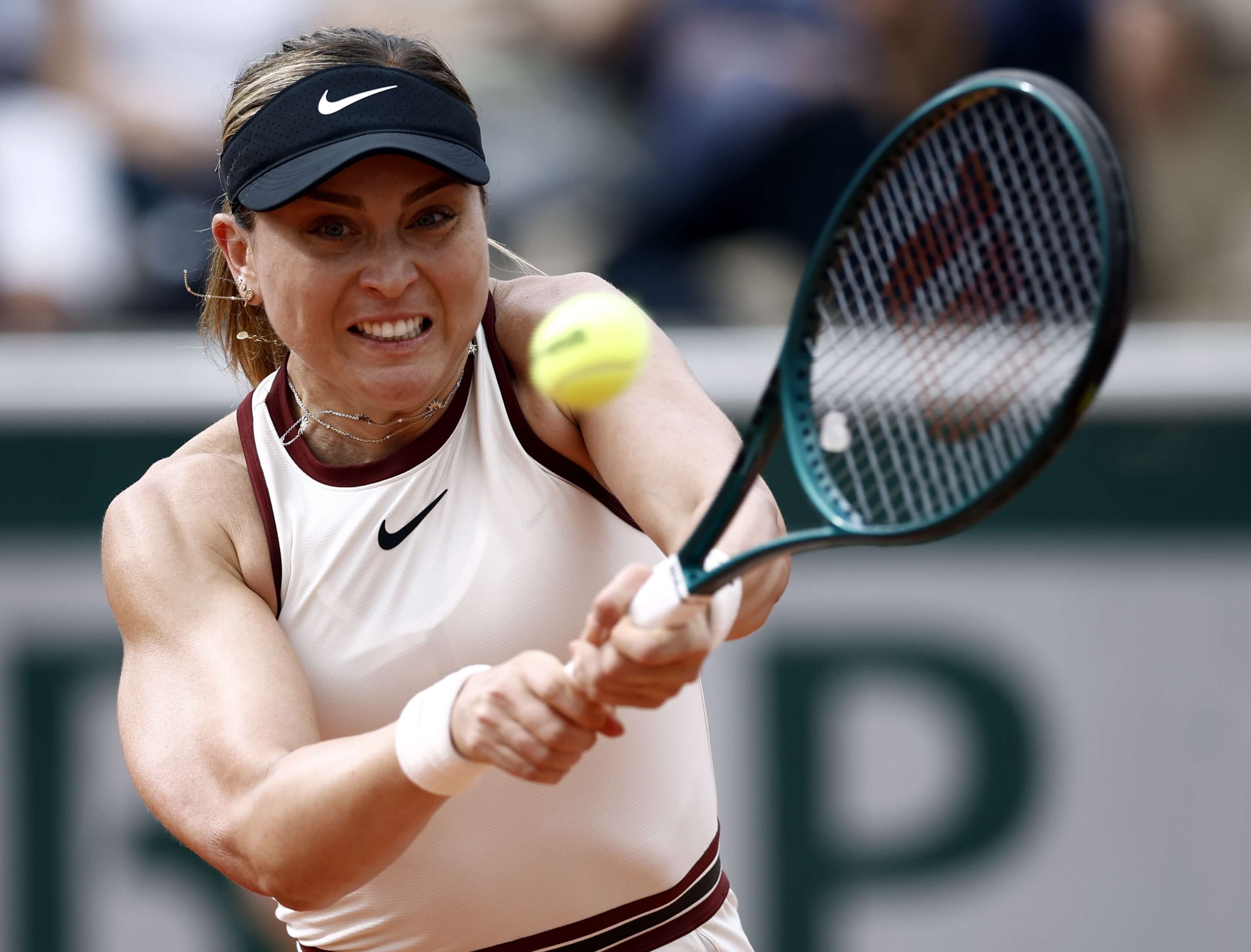  Paula Badosa, en Roland Garros.