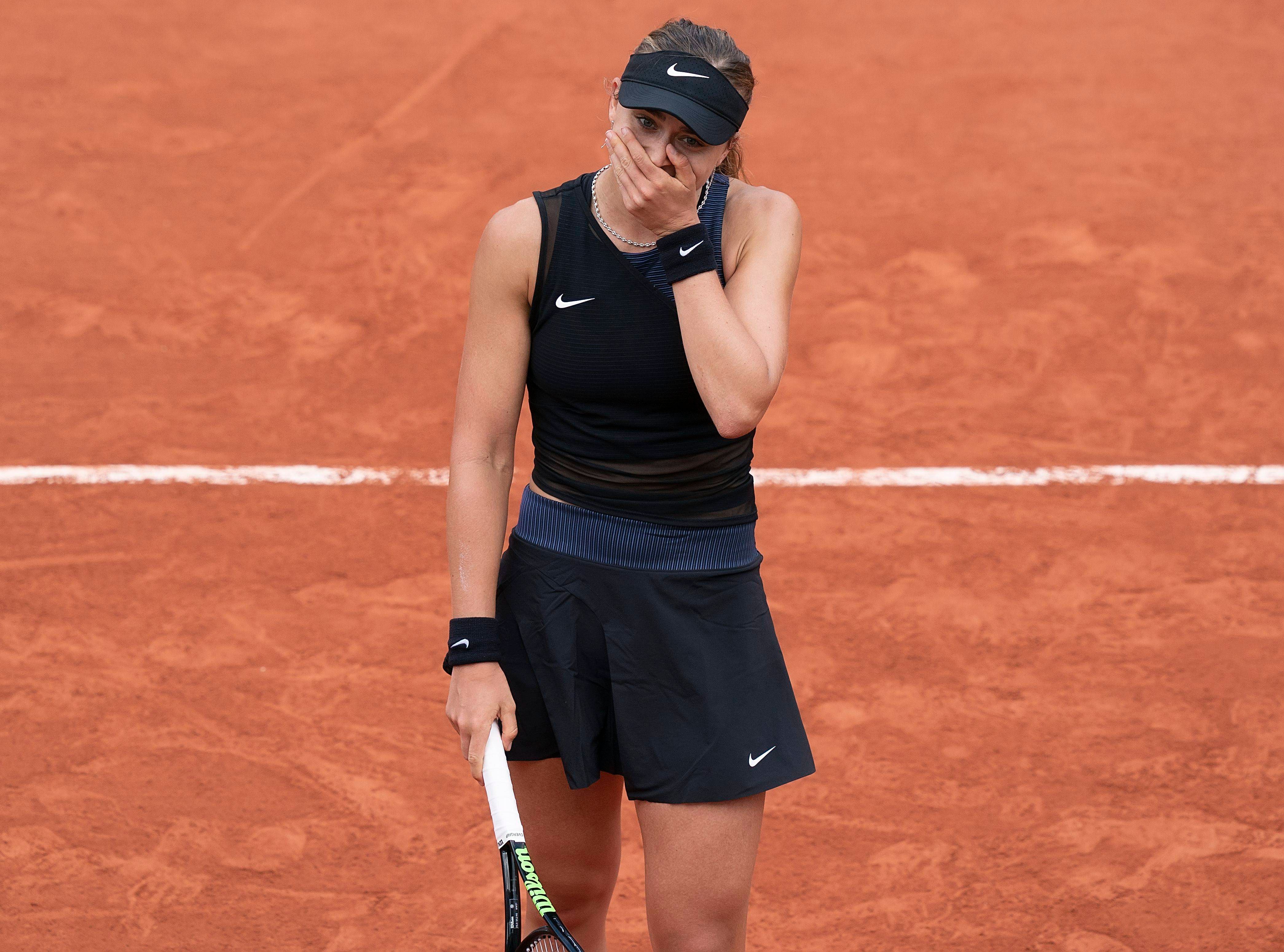 Paula Badosa, en Roland Garros.