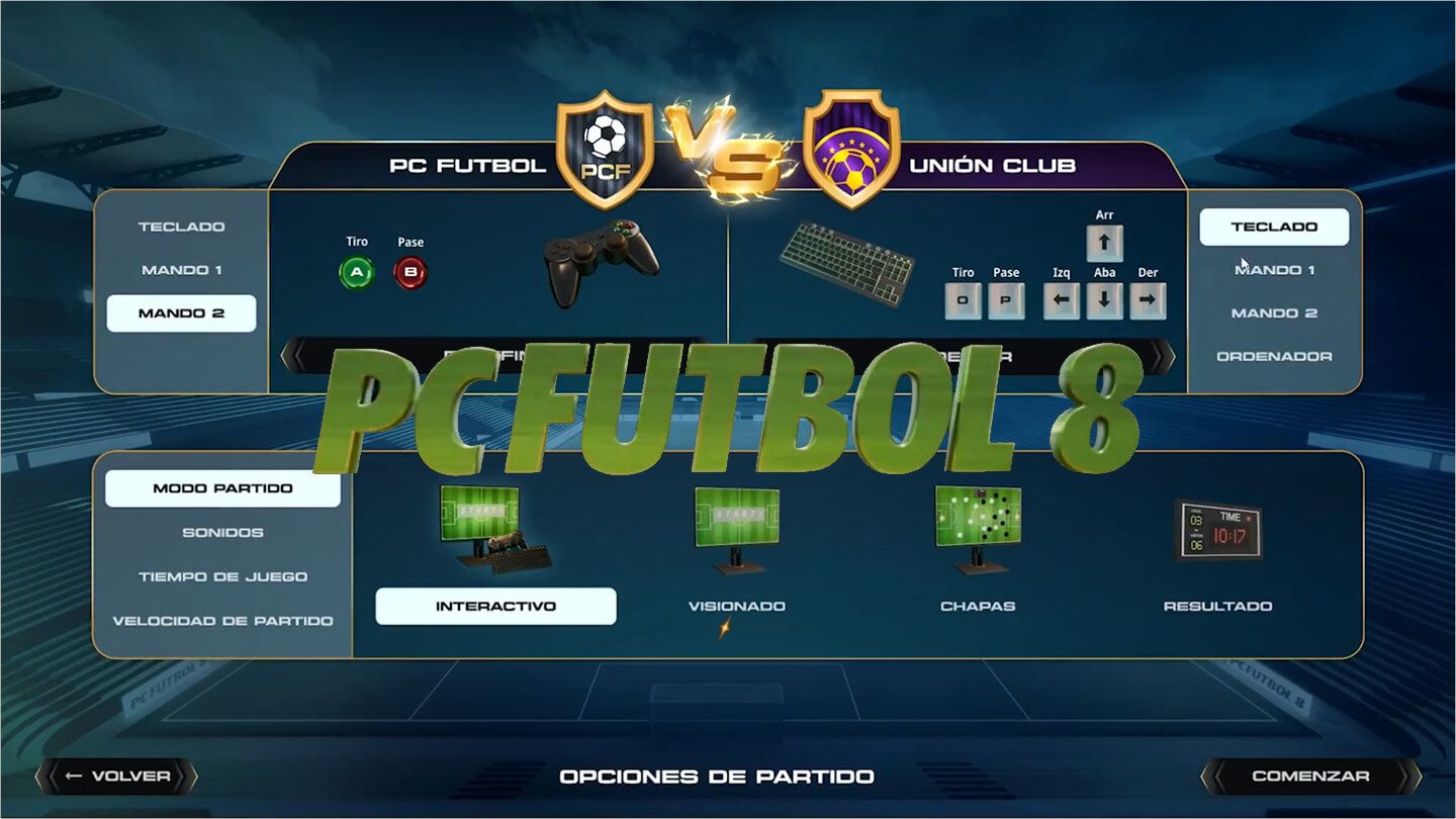  Captura de pantalla de PC Fútbol 8.