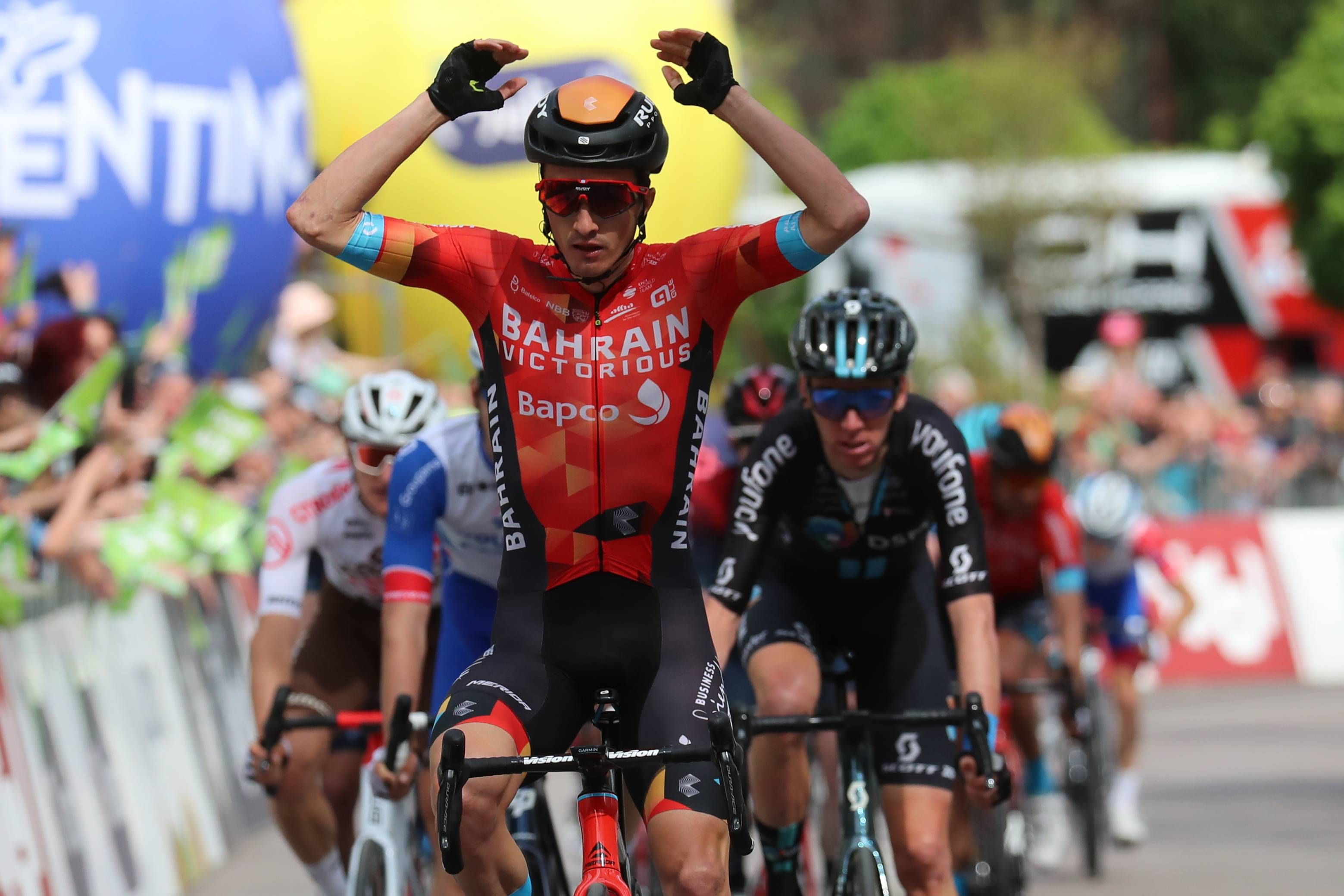  Pello Bibao componente del equipo Team Bahrain Victorious.