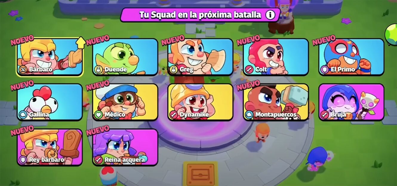  Los personajes del Mundo Verde en Squad Busters