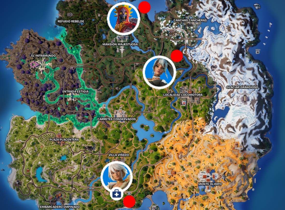 Los personajes con subfusil profético en Fortnite