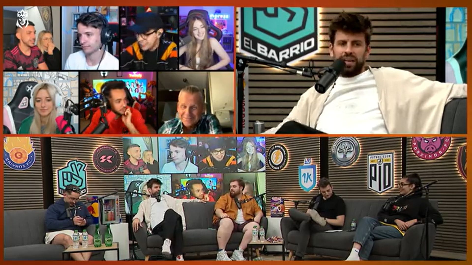  Piqué sobre Casillas: "De fiesta se pone modo violento"