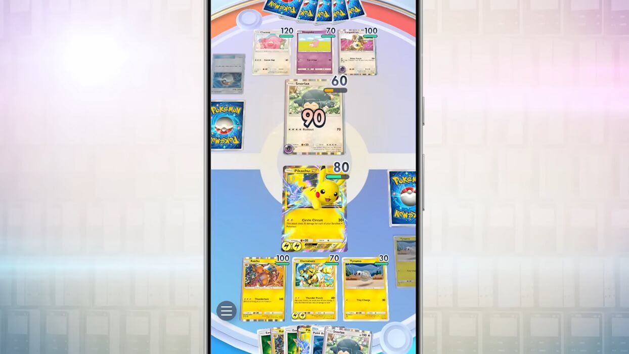  Las batallas de Pokemon Pocket tendrán reglas reducidas con respecto al TCG original.