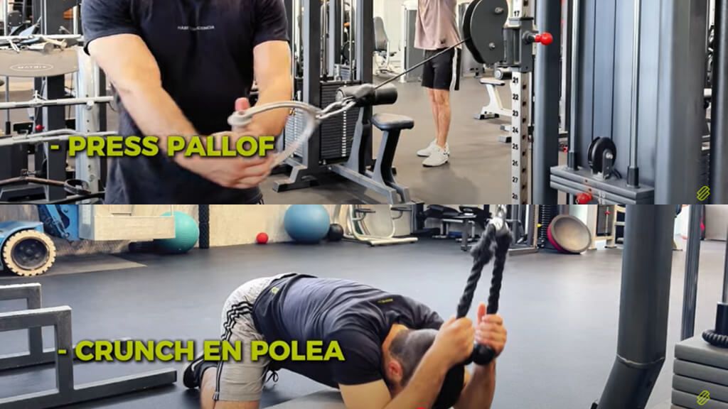  El nutricionista Saúl Sánchez haciendo abdominales (Fotos: Canal de YouTube de @saulnutri)