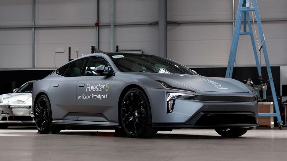  Polestar 5, próximo rival del Porsche Taycan.
