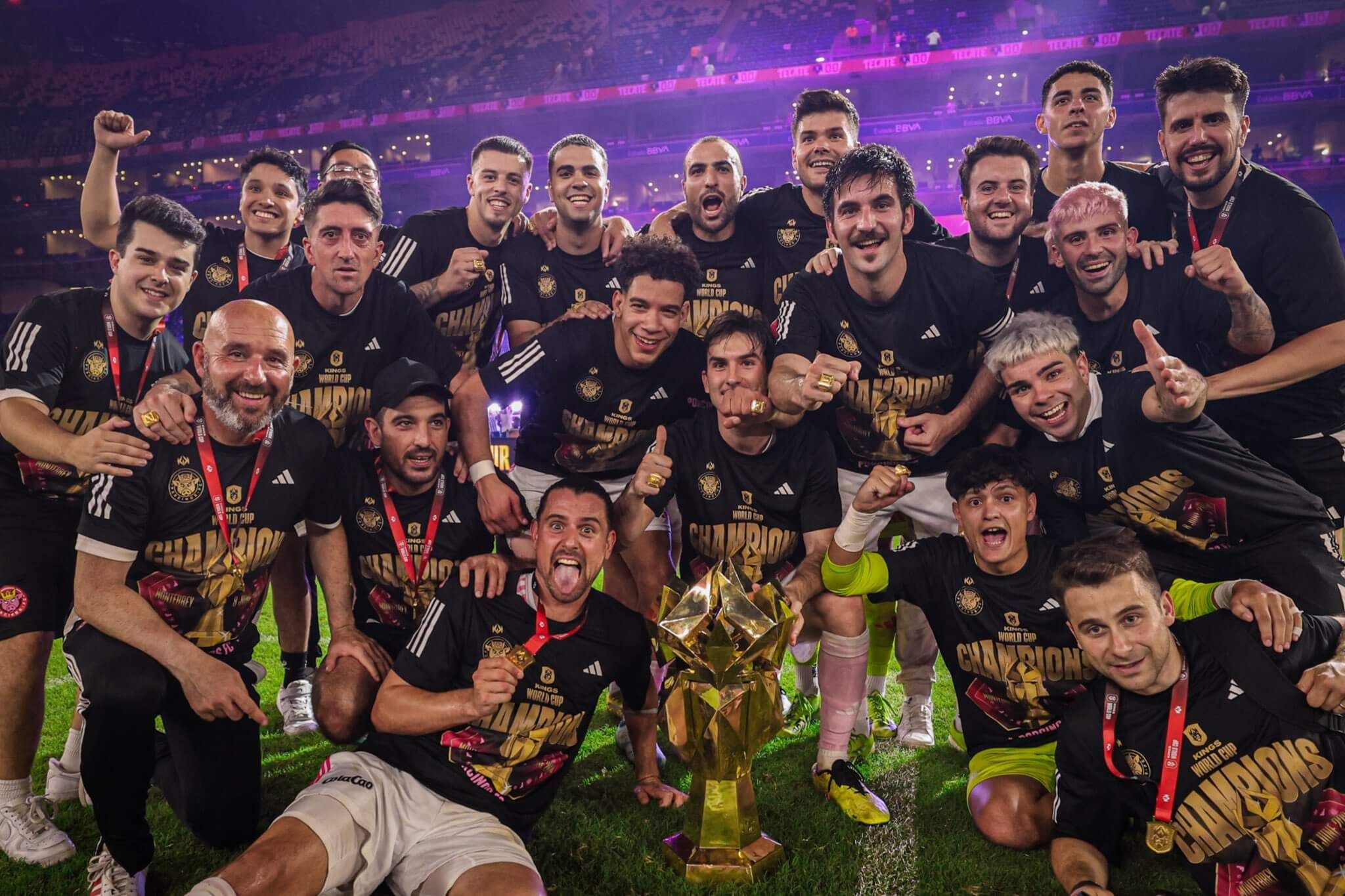 Porcinos, con Pablo Hernández, campeón del mundo