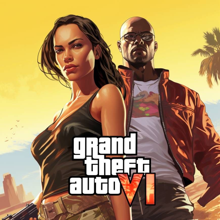  Portada de GTA VI creada por la IA.