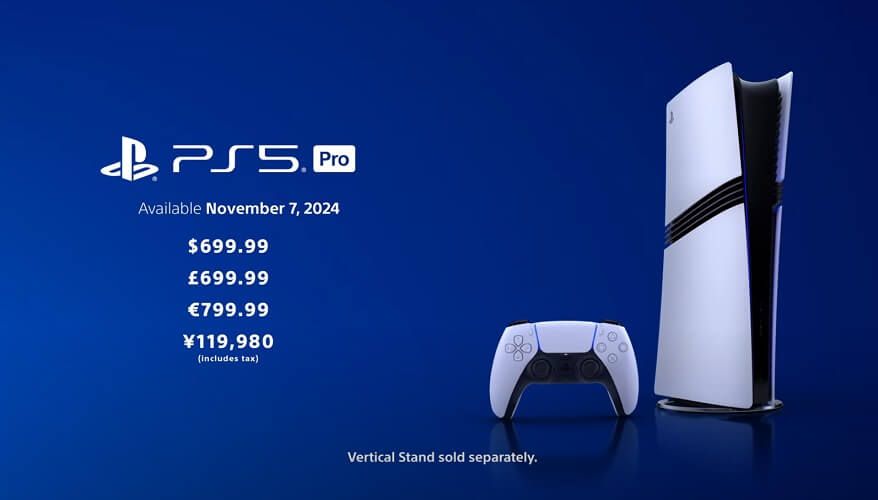  Los precios oficiales de la PS5 Pro.
