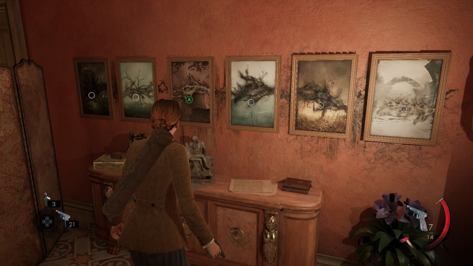 El puzzle de Perosi en la habitación Nº6 de Alone in the Dark